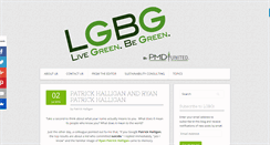 Desktop Screenshot of livegreenbegreen.com